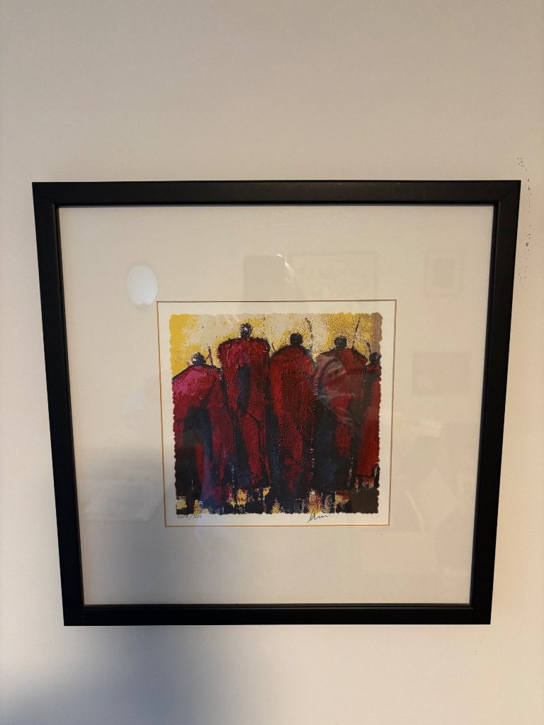 Zeefdruk Alie Kruse-Kolk schilderij, Ophalen of Verzenden, Zeefdruk