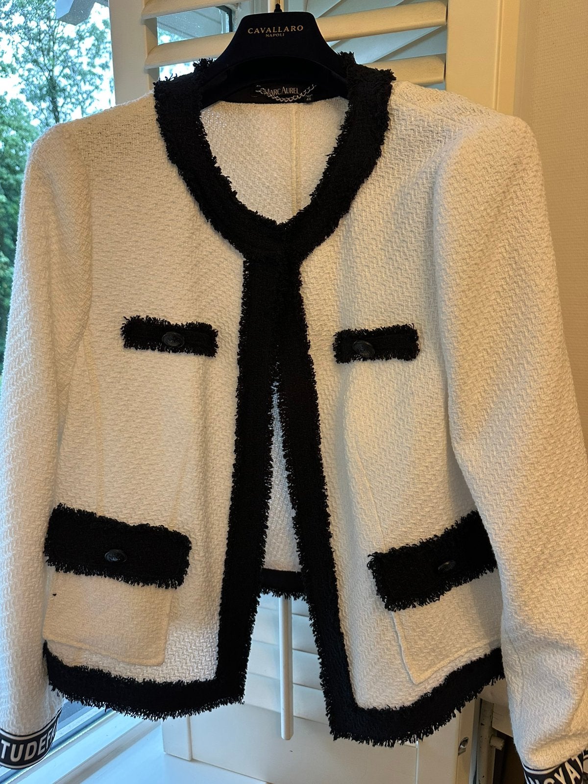 Marc Aurel maat 46. Prachtig jasje!, Ophalen of Verzenden, Zo goed als nieuw, Maat 46/48 (XL) of groter, Blauw