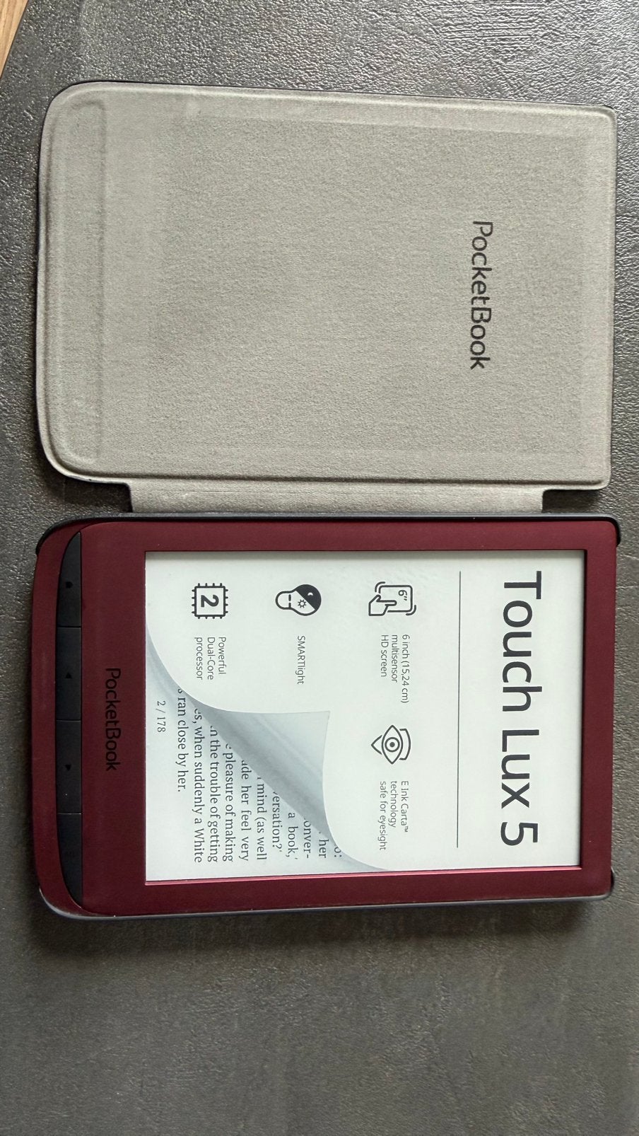 Pocketbook touch lux 5, Computers en Software, E-readers, Ophalen, Zo goed als nieuw, 8 GB, Touchscreen