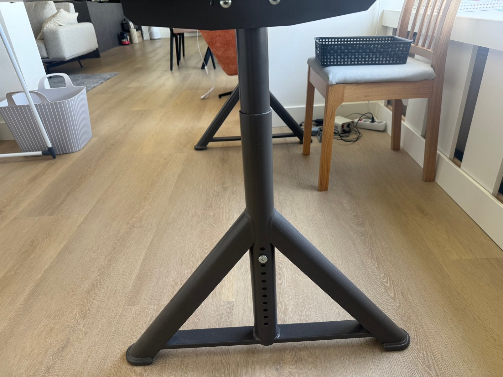 Ikea idasen bureau tafel 160x80cm, Ophalen, 160 cm, Bruin, Zo goed als nieuw