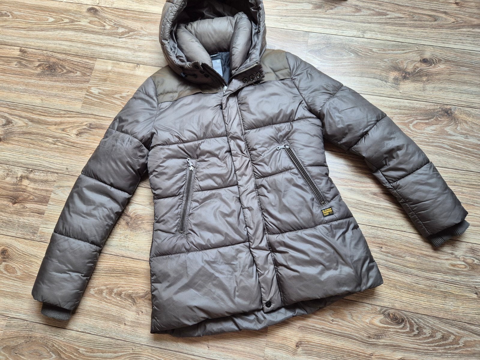 Gstar raw winterjas maat XL, Kleding | Dames, Jassen | Winter, Maat 46/48 (XL) of groter, Ophalen of Verzenden, Groen, G-STAR RAW