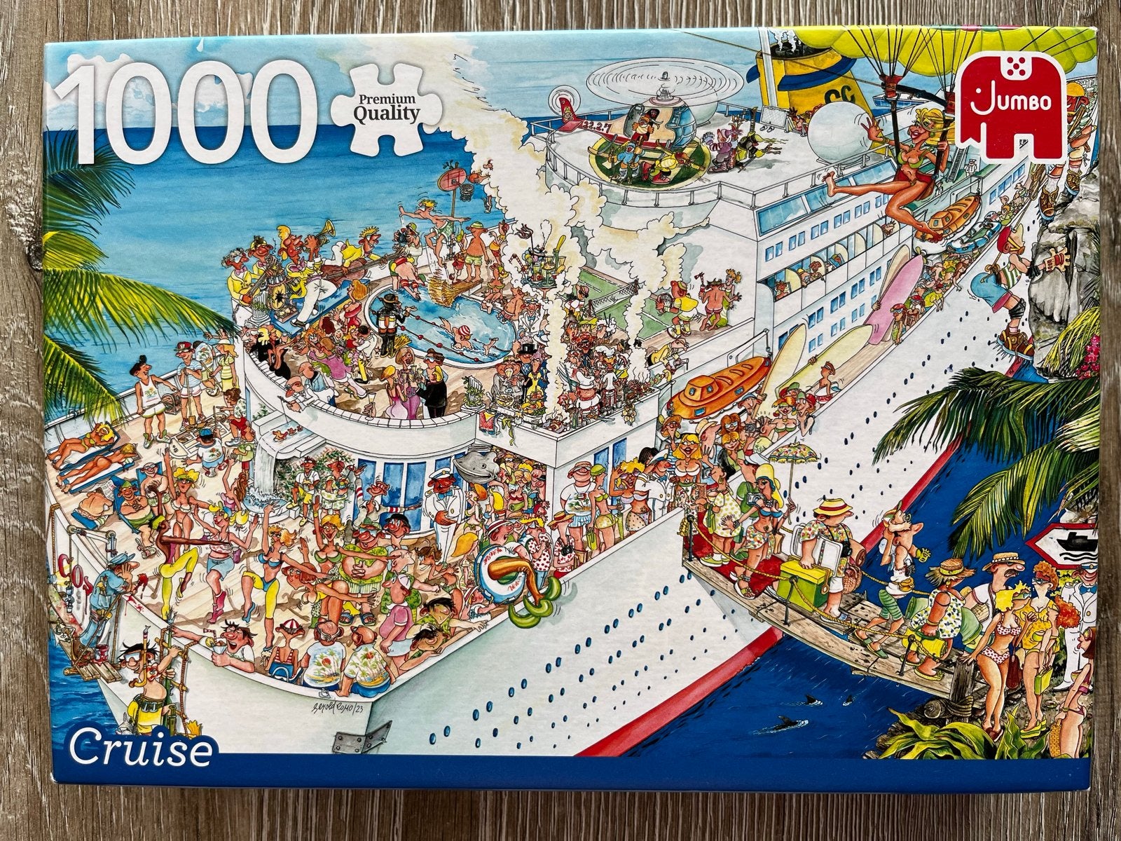 Jumbo 1000 stukjes puzzel - Cruise, Een of twee spelers, Ophalen of Verzenden, Gebruikt