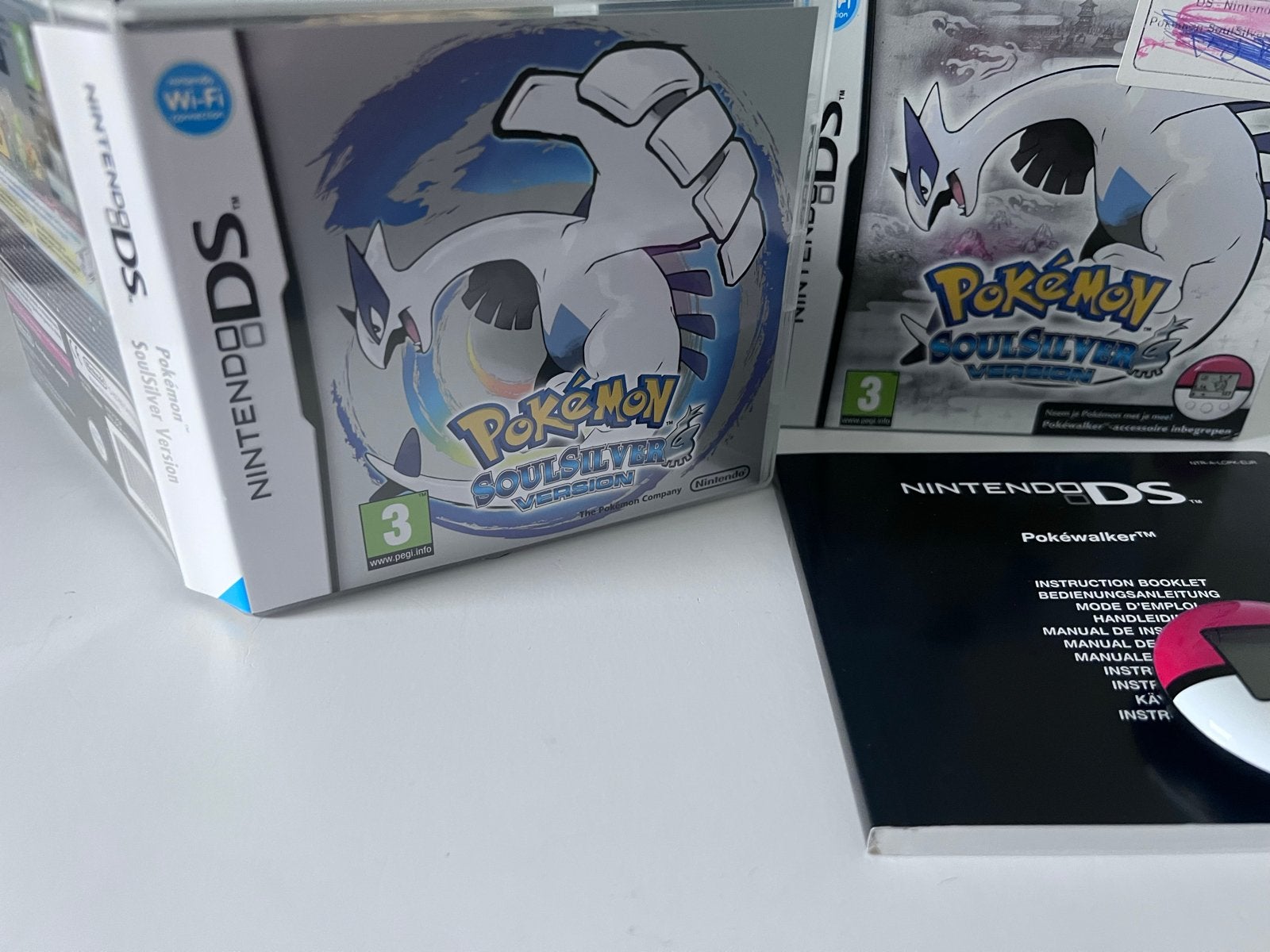 Pokémon SoulSilver Version Nintendo DS met Pokewalker, Spelcomputers en Games, Online, 1 speler, Ophalen of Verzenden, Zo goed als nieuw