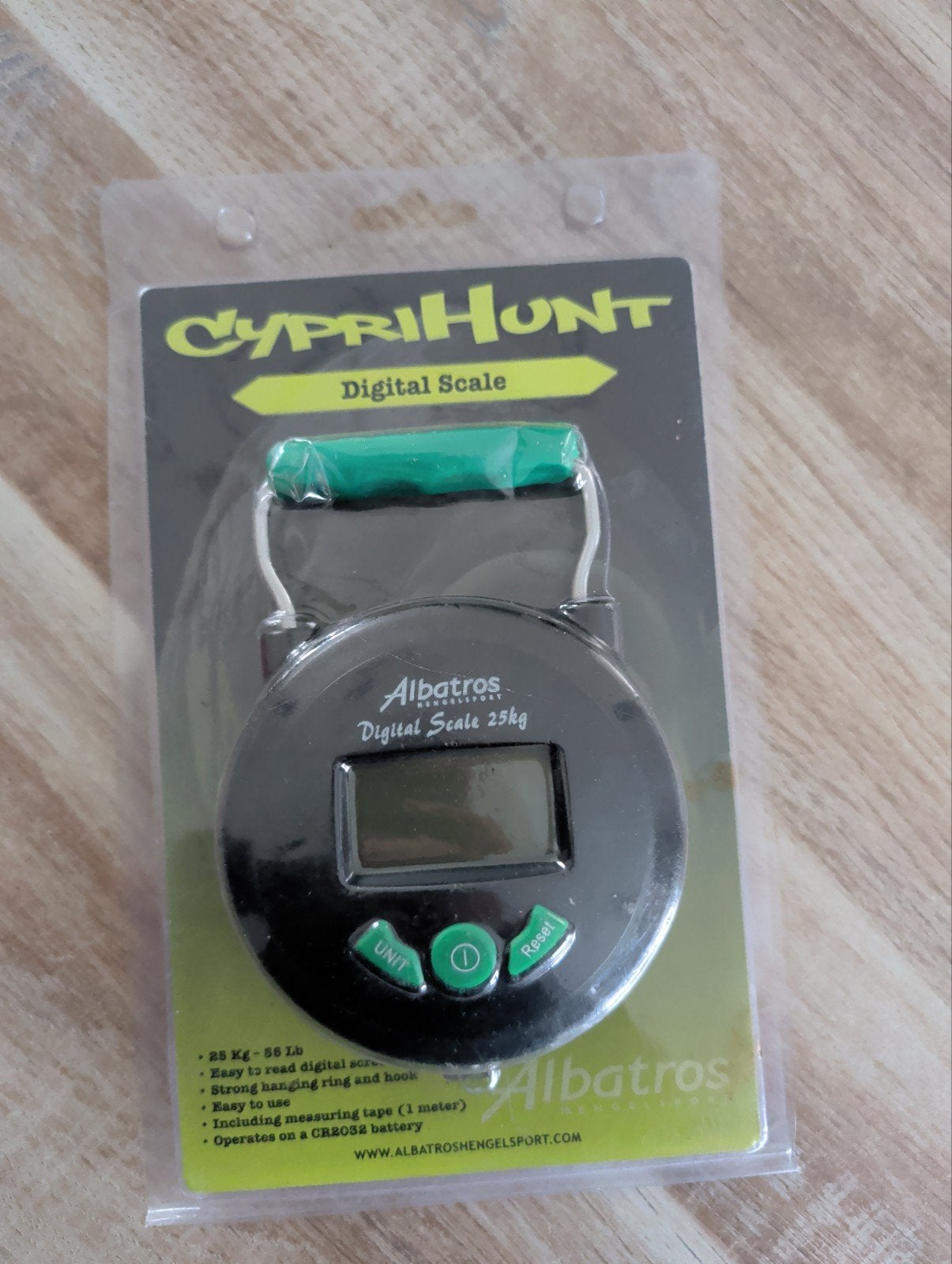 Albatros Cyprifhunt Digitale Weegschaal 25kg, Watersport en Boten, Ophalen of Verzenden, Nieuw, Overige typen
