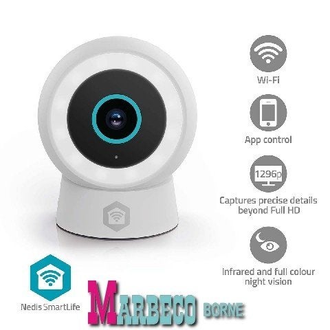 Full HD WiFi camera, Spotlight Kleuren nachtzicht, Opname, Ophalen of Verzenden, Zo goed als nieuw, Overige merken