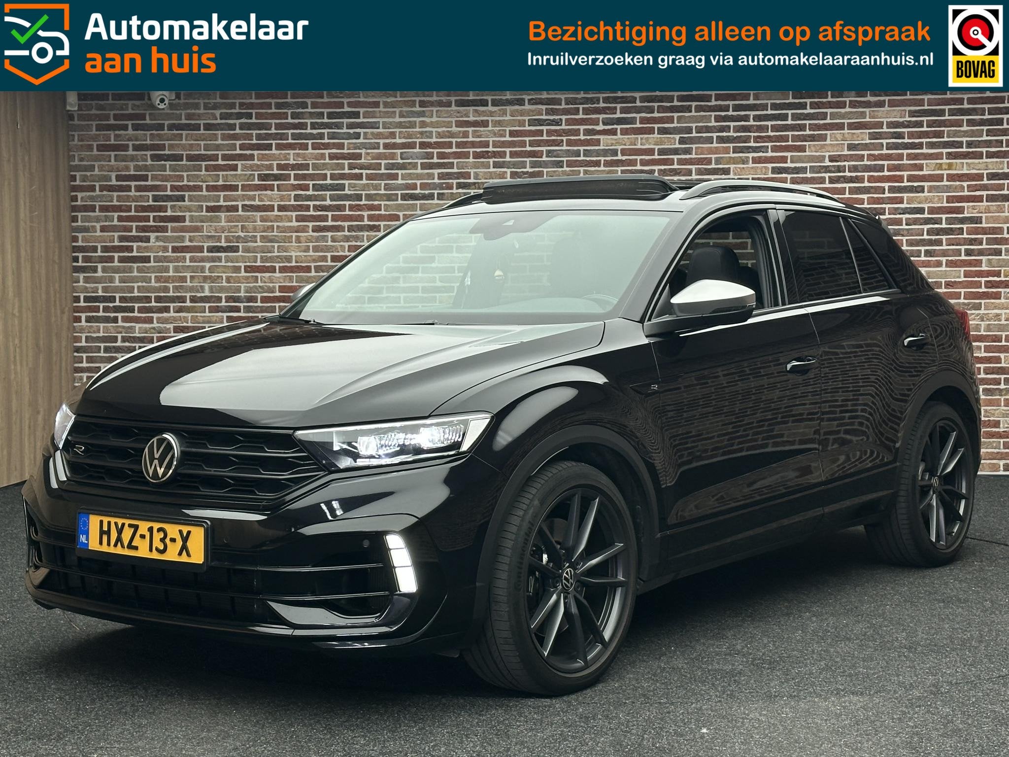 Volkswagen T-Roc 2.0 TSI 4Motion R Panorama Camera Beats Lee, Auto's, Volkswagen, Automatische klimaatregeling, Gebruikt, 4 cilinders