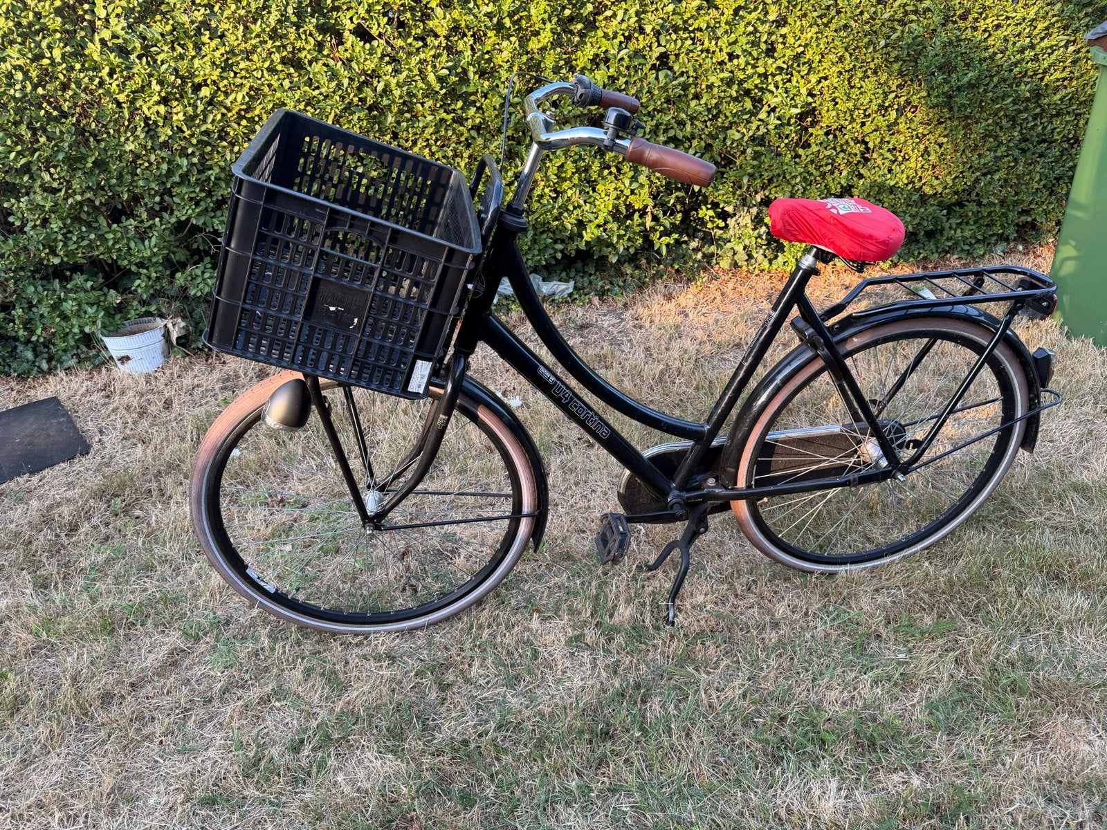 Cortina U4 Transportfiets  - Zwart, Terugtraprem, Gebruikt, Goederen, Elektrisch