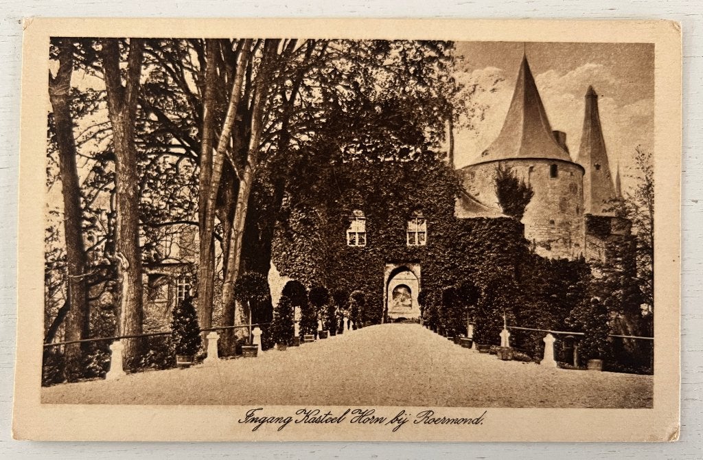 Oude Ansichtkaart  - Roermond - Ingang Kasteel Horn, Ophalen of Verzenden, Voor 1920, Ongelopen, Limburg