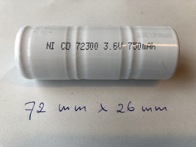 Accu voor Welch Allyn otoscoop 72300 3,5 volt 750mAh, Niet ingevuld, Niet ingevuld, Niet ingevuld