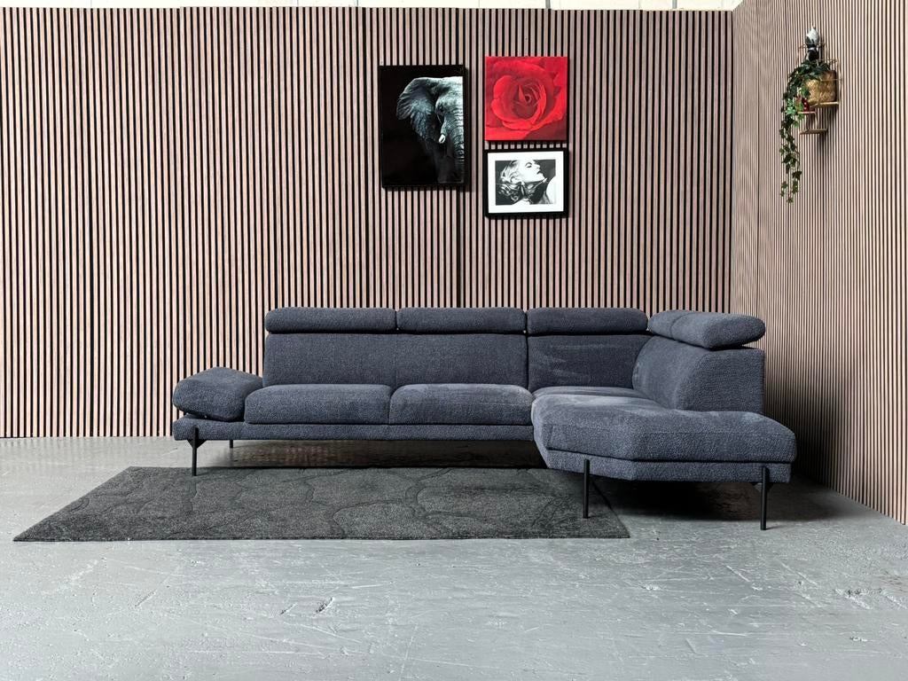 GRATIS LEVERING Goossens Gaura Hoekbank 270x210 GEREINIGD