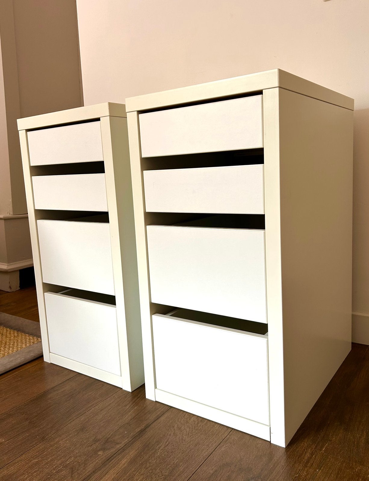 2 stuks IKEA MICKE ladenblok, Huis en Inrichting, Ophalen, Minder dan 50 cm, Zo goed als nieuw, 3 of 4 laden
