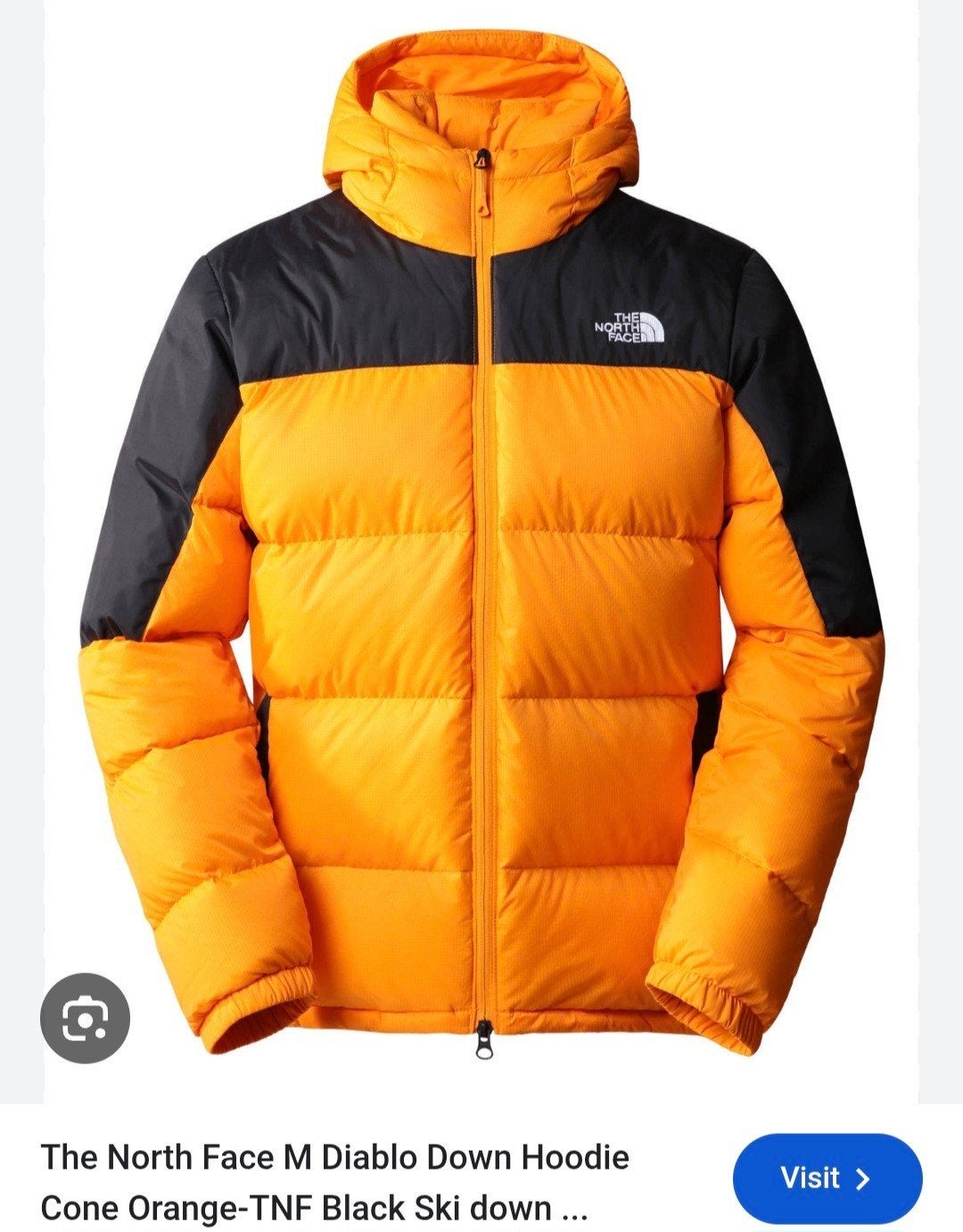 Nieuw The North Face Diablo hoodie oranje ski-jacket  XXL, Nieuw, Ophalen of Verzenden, The North Face, Overige maten