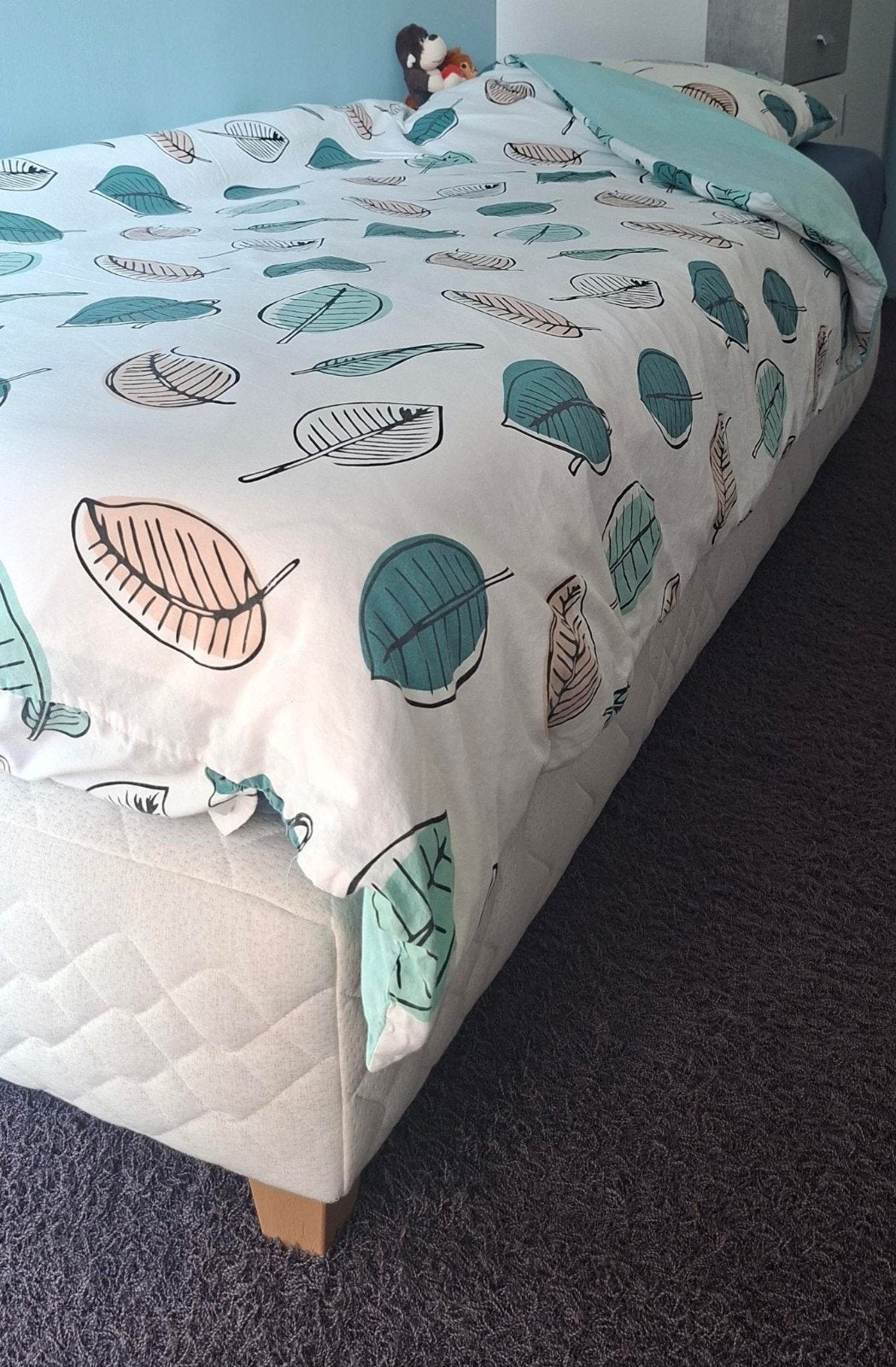 Eenpersoons Boxspringset 80x200, Ophalen, Overige materialen, Gebruikt, Eenpersoons