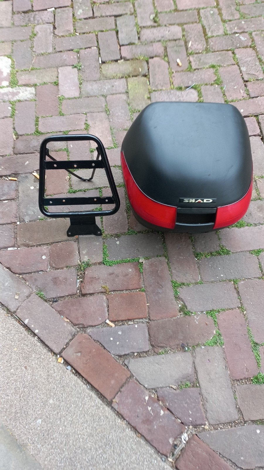 Koffer voor piagio scooter plus bevestigings rek., Ophalen of Verzenden