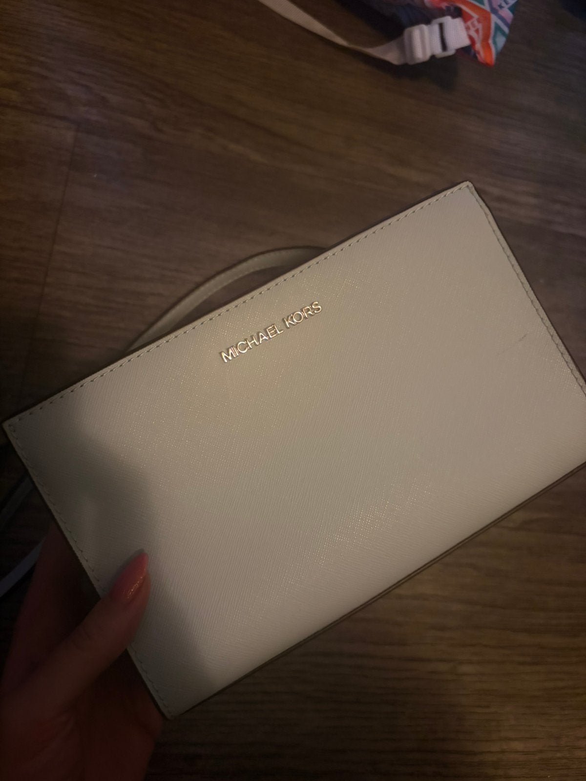Lichtblauwe michael kors tas, Ophalen of Verzenden, Zo goed als nieuw, Blauw, Schoudertasje