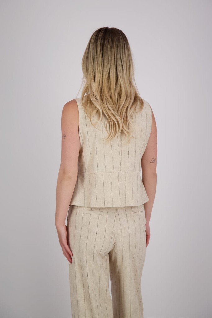 pak studio anneloes, Kleding | Dames, Jasjes, Kostuums en Pakken, Maat 38/40 (M), Kostuum of Pak, Studio Anneloes, Beige