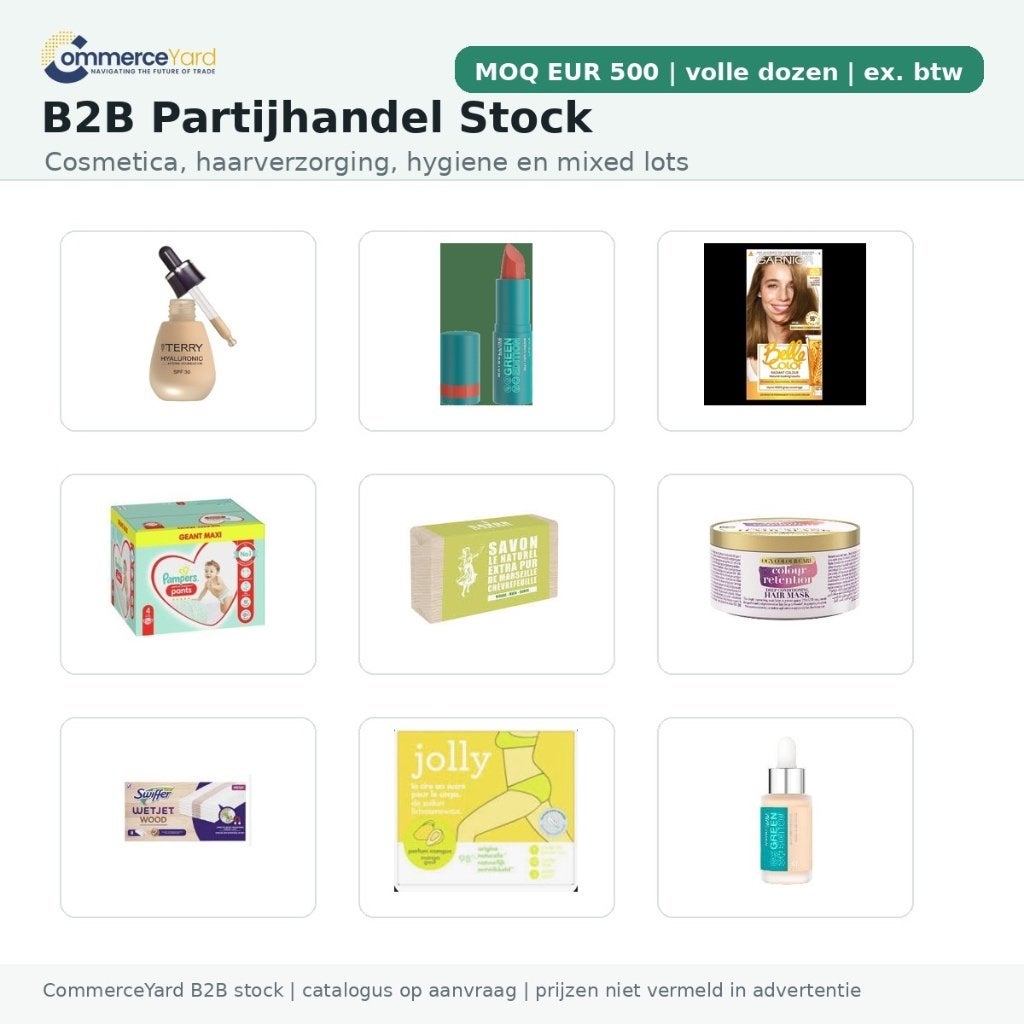Partijhandel Cosmetica & Haarverzorging - B2B Stock, Ophalen of Verzenden