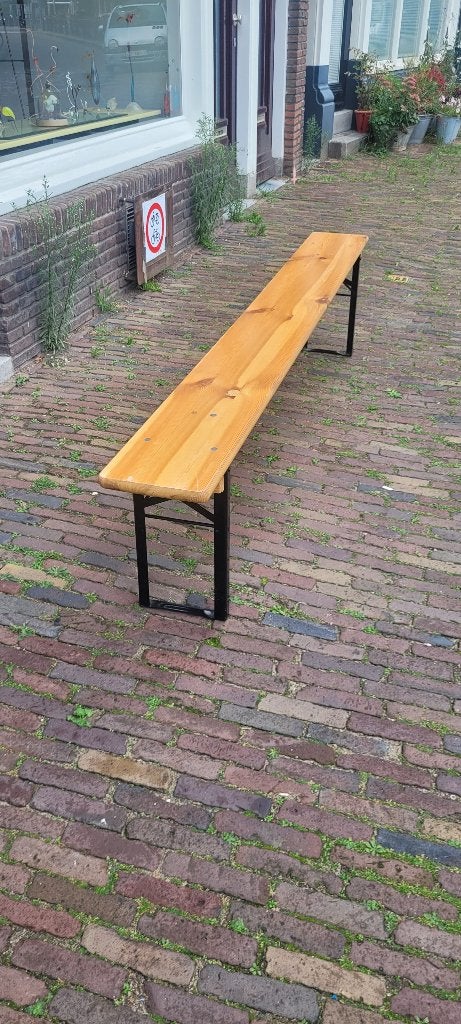 Bankje inklapbaar, Ophalen, Gebruikt, Hout