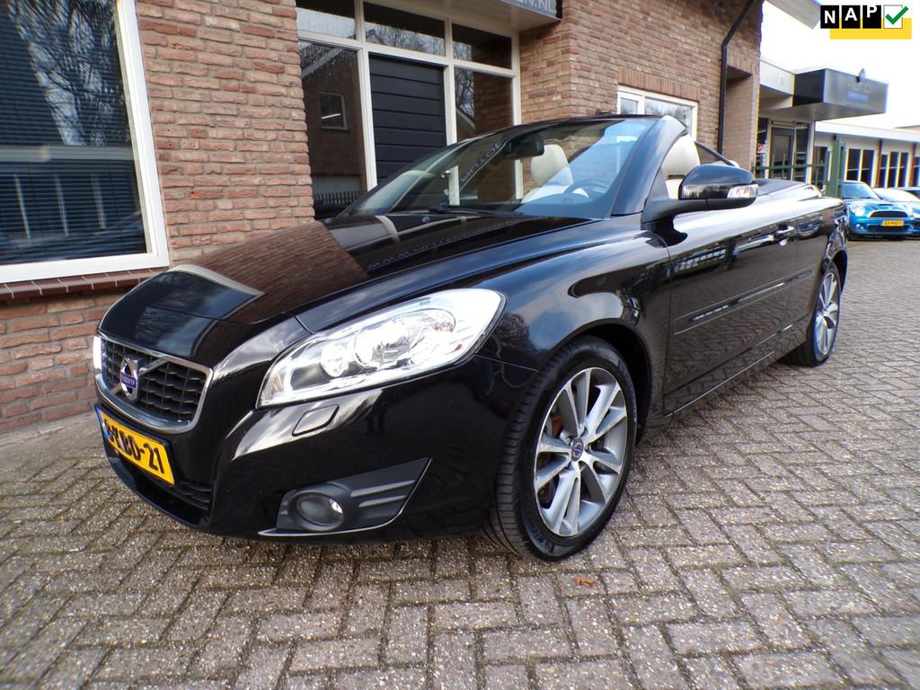 Volvo C70 Convertible 2.0 D4 Tourer Automaat / Leder / Navi, Auto's, Volvo, Euro 5, C70, Gebruikt, 4 stoelen