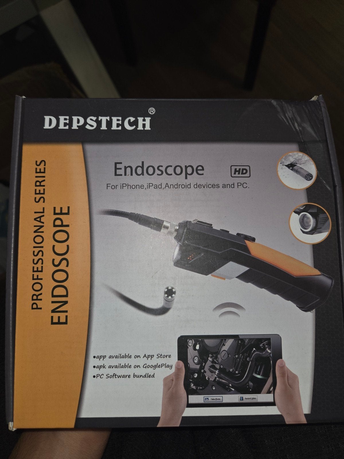 DEPSTECH Professionele HD Endoscoop voor iPhone/Android/PC, Ophalen of Verzenden, Nieuw