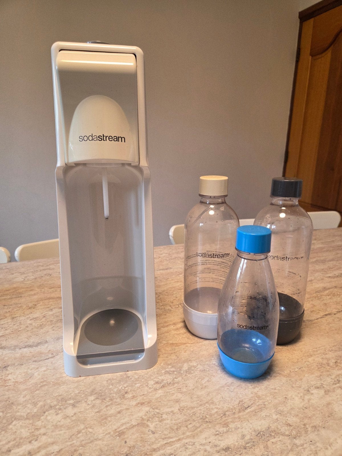Sodastream met flessen, Witgoed en Apparatuur, Ophalen of Verzenden, Gebruikt