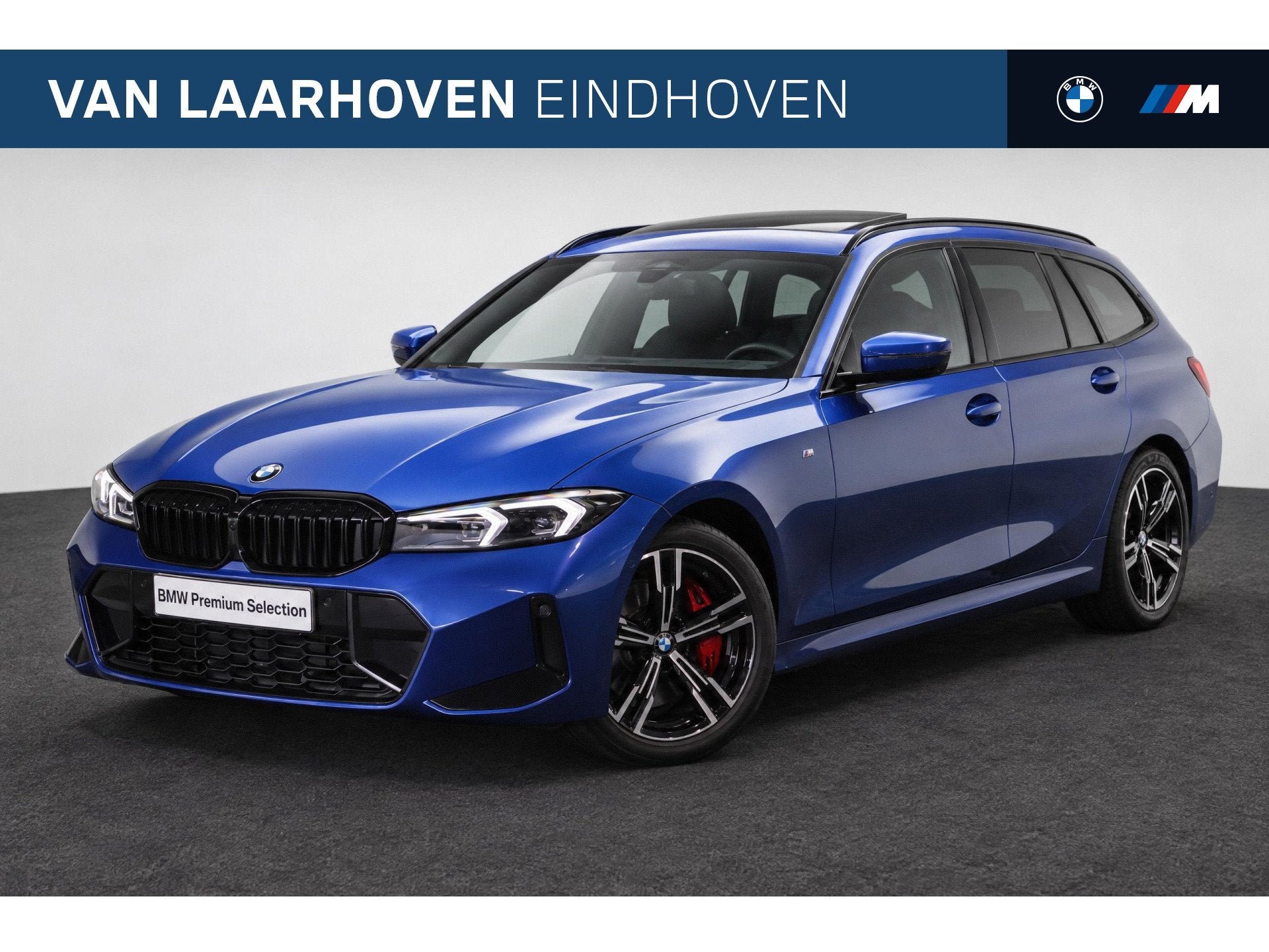 BMW 3 Serie Touring 330i xDrive High Executive M Sport Autom, Auto's, 4 cilinders, Met garantie (alle), Blauw, Vierwielaandrijving