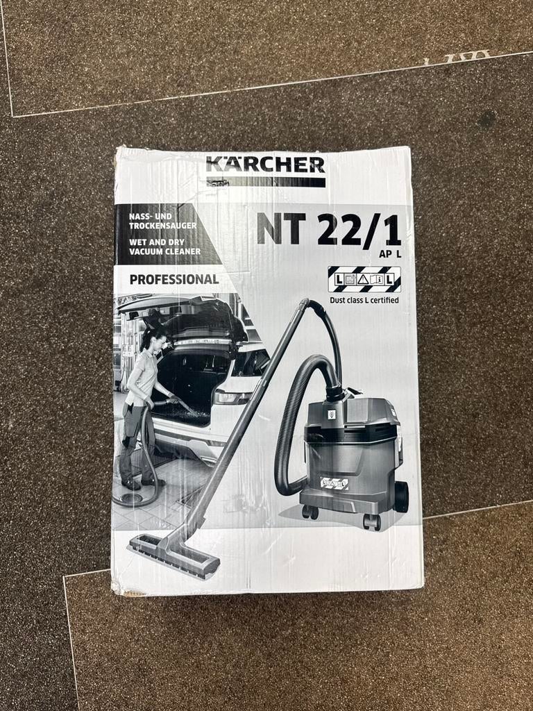 Kärcher NT 22/1 Ap L - Nat- en droogzuiger, Ophalen, Nieuw, 1200 tot 1600 watt, Waterstofzuiger