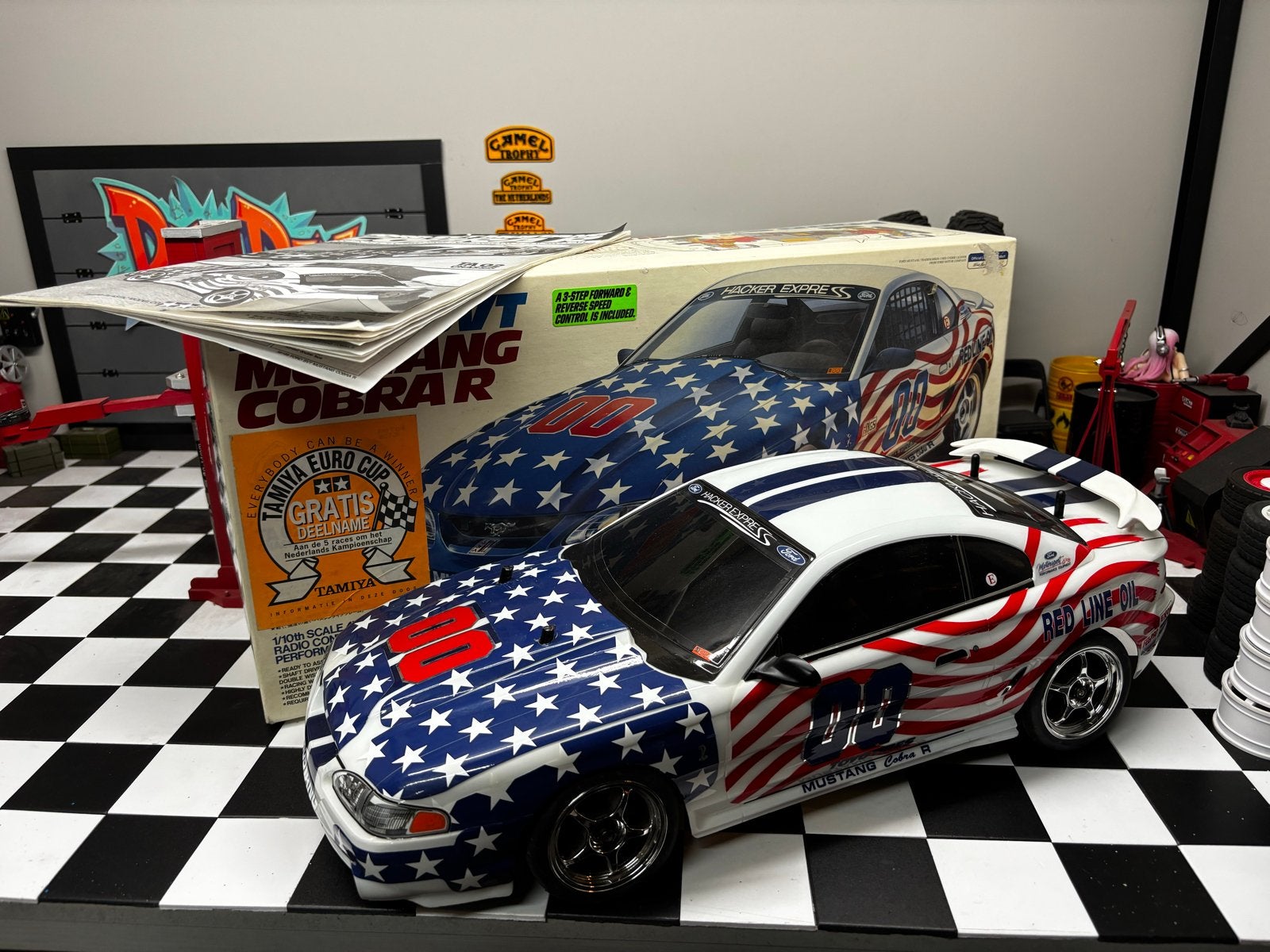Tamiya Ford SVT Mustang Cobra R RC Auto 1:10, Hobby en Vrije tijd, Modelbouw | Radiografisch | Auto's, Elektro, Ophalen of Verzenden