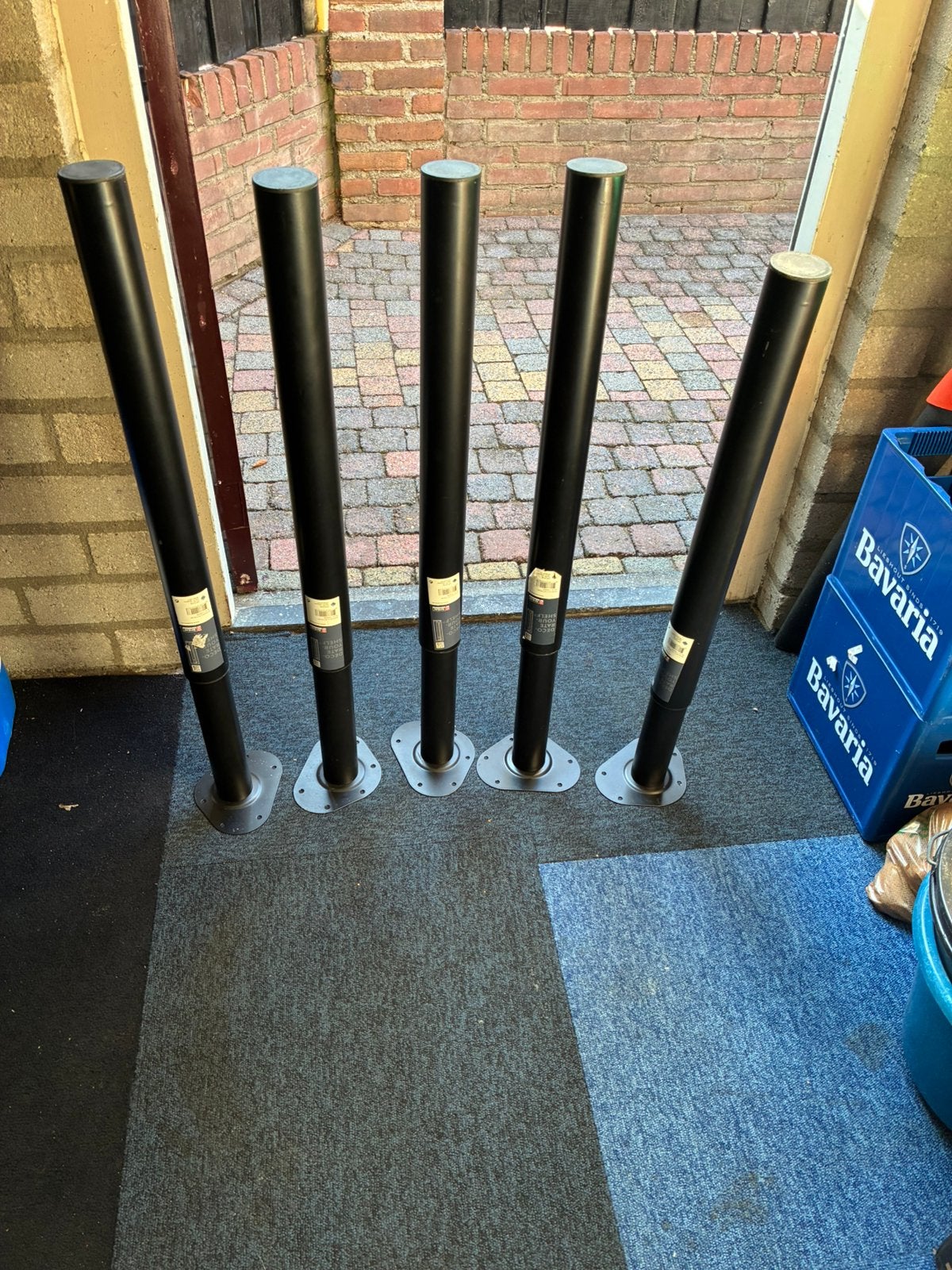 Tafel poten, Ophalen, 100 tot 150 cm, 50 tot 100 cm, Zo goed als nieuw