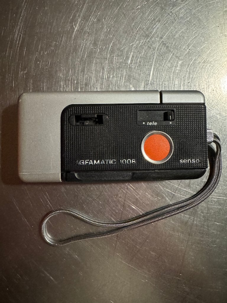 Agfa Agfamatic 1008 pocketcamera vintage, Ophalen of Verzenden, Gebruikt, Compact, Overige Merken