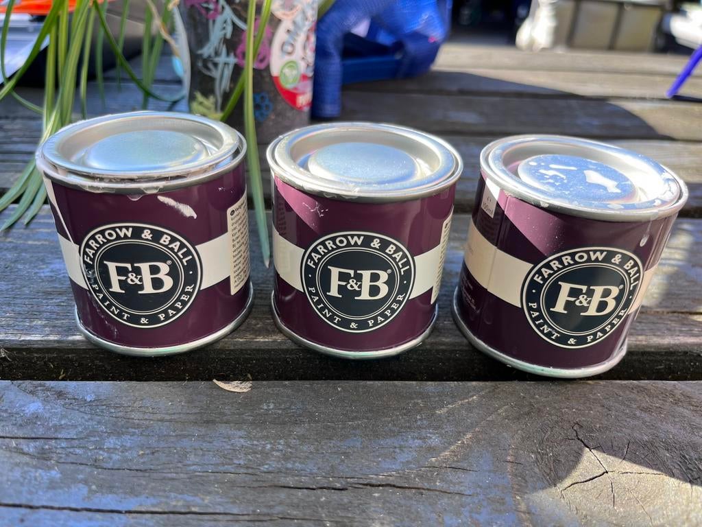 Testers Farrow & Ball, Ophalen, Zo goed als nieuw, Wit