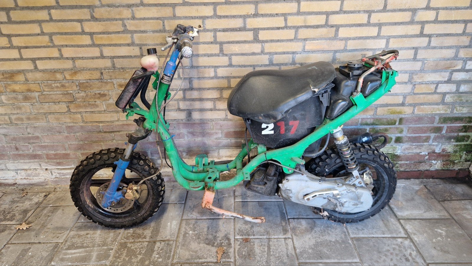Aerox brom kenteken - Off-road look, Ophalen, Gebruikt, Maximaal 45 km/u, Yamaha