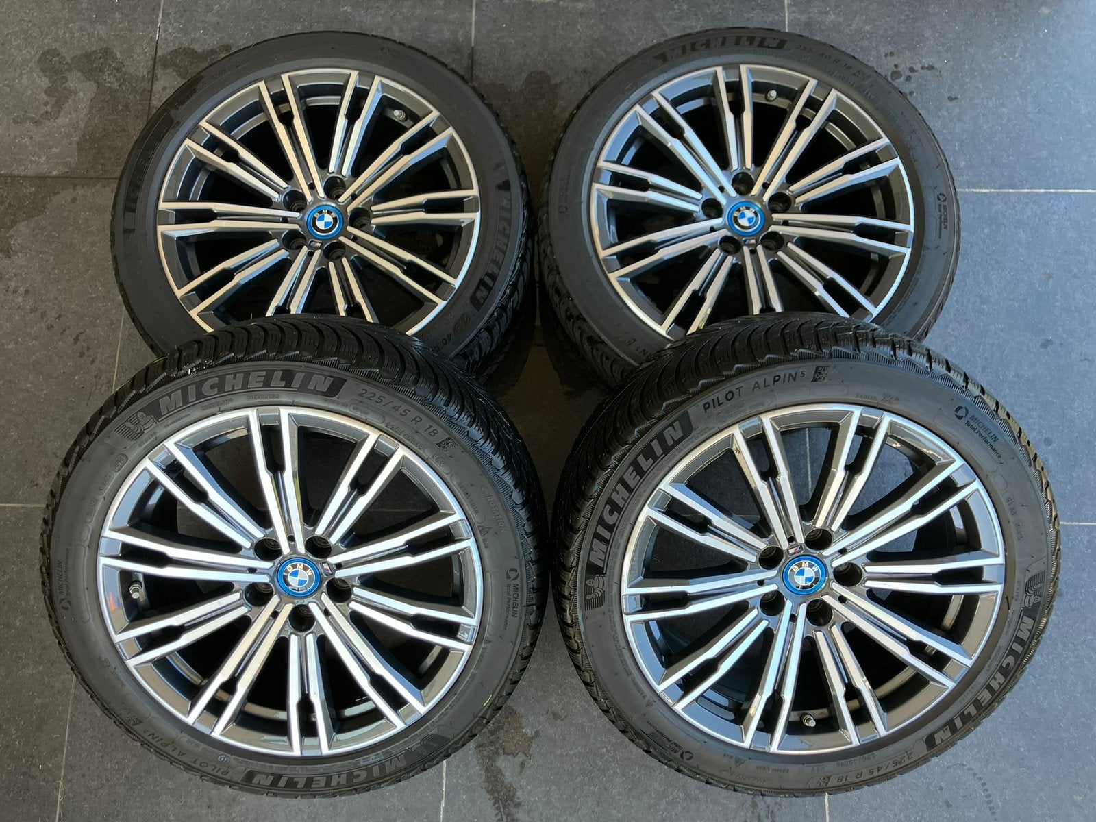 Originele BMW M790 18” breedset BMW 3 serie G20 G21, Ophalen, 18 inch, Gebruikt, 255 mm