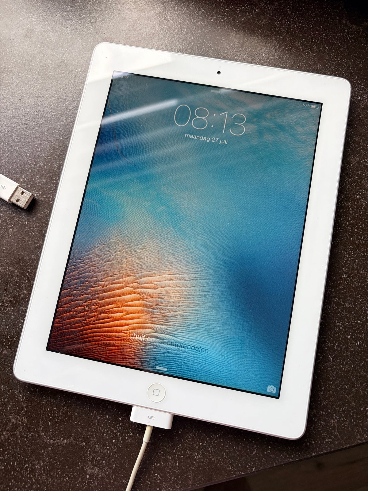 Apple iPad 2 Wifi 16GB - Wit / zilver, 9 inch, Gebruikt, Apple iPad, Wit