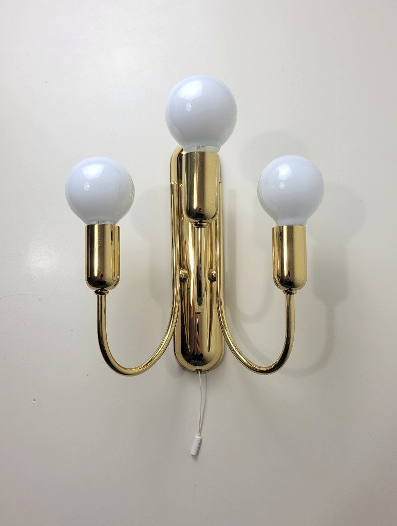 Vintage Hollywood Regency stijl wandlampen, Sölken Leuchten, Gebruikt, Meerkleurig, Ophalen of Verzenden, Nvt