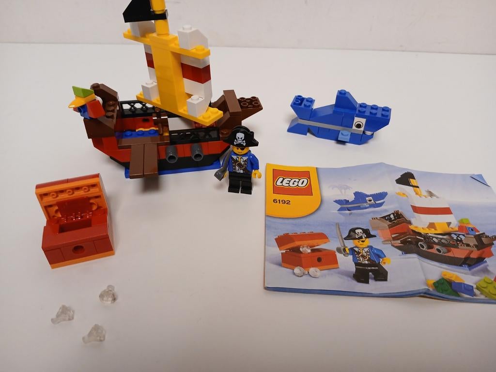 Lego piraten bouwset 6192 compleet met boekje, Ophalen of Verzenden