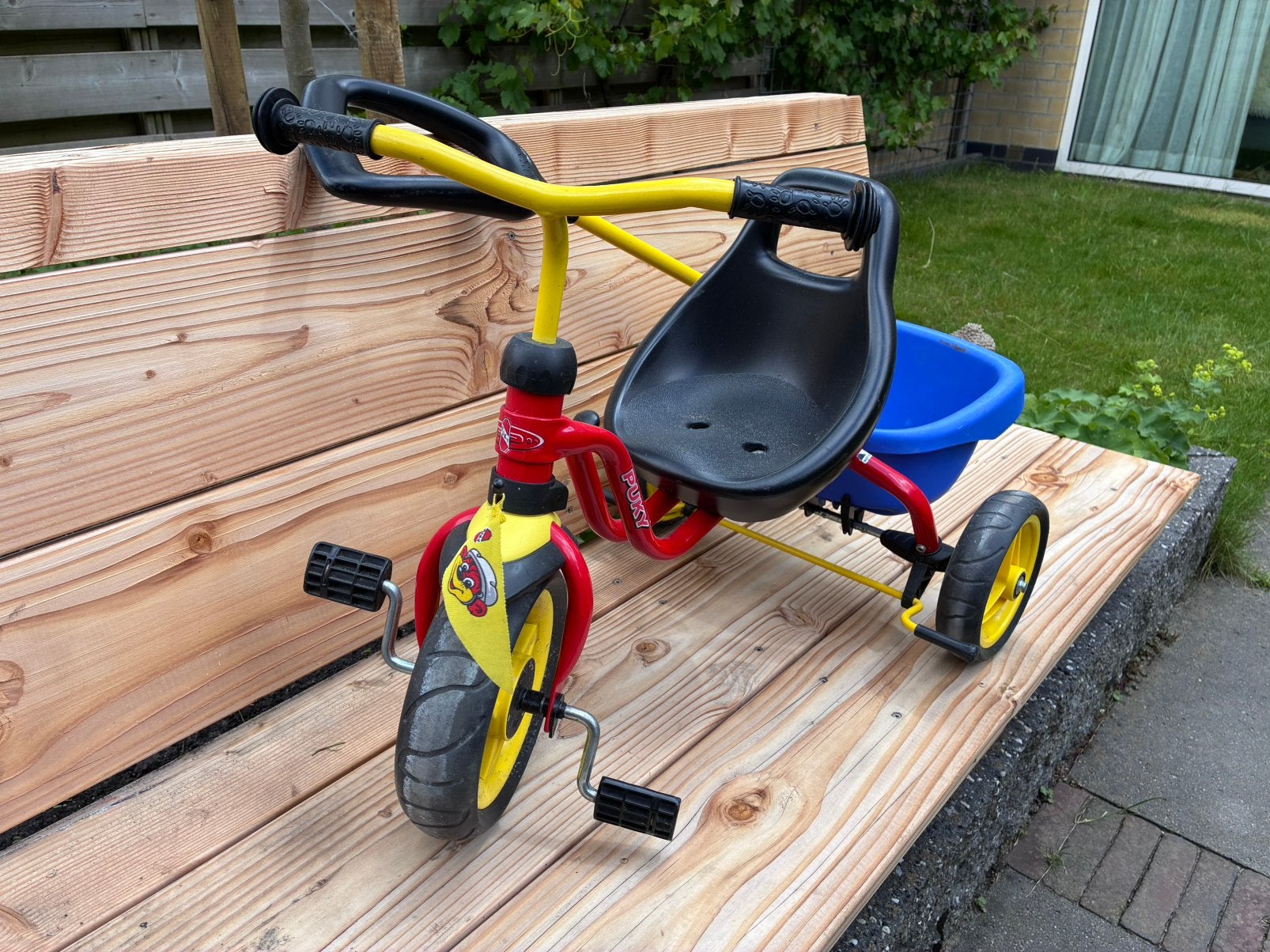 Puky driewieler, Fietsen en Brommers, Fietsen | Driewielers, Ophalen, Gebruikt, Duwstang