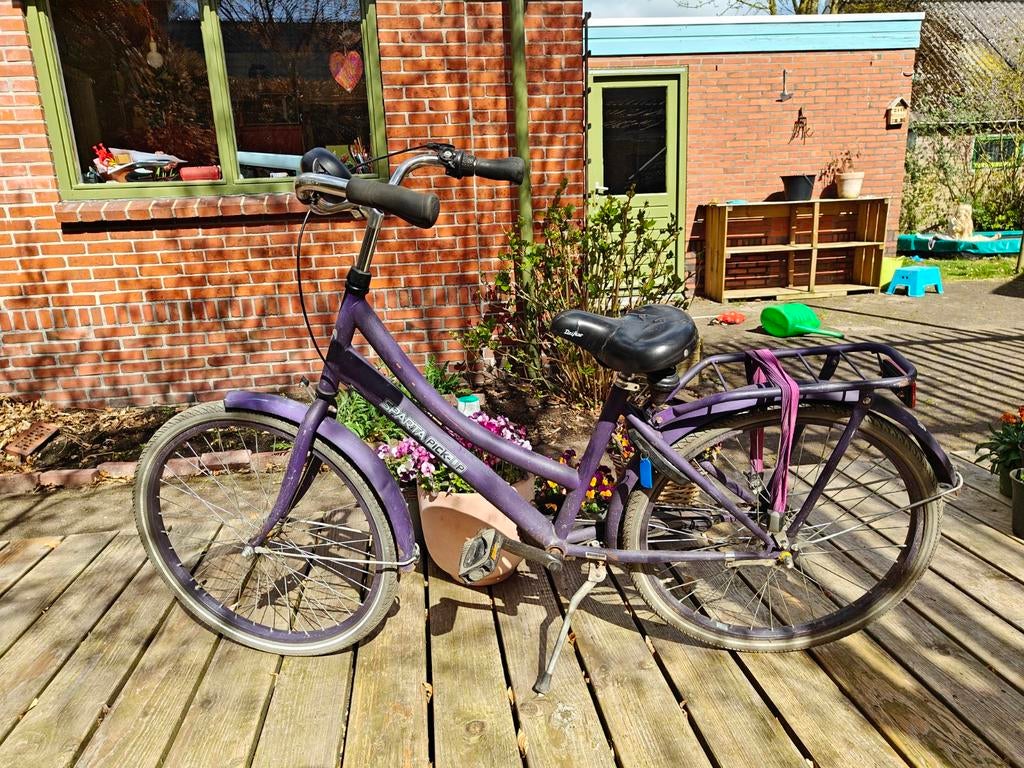 Opknapper Sparta pick-up meisjesfiets 24 inch, Fietsen en Brommers, Fietsen | Meisjes, Ophalen, Gebruikt, 24 inch, Sparta