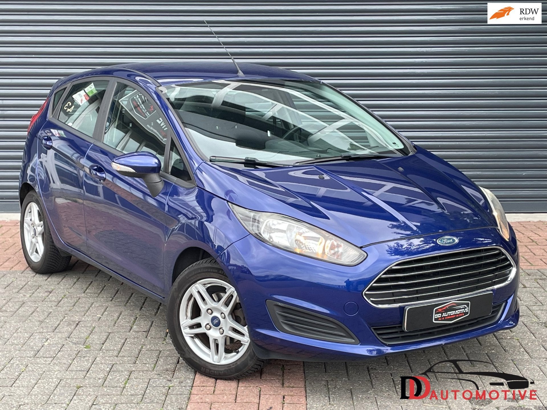 Ford Fiesta 1.0 Style Airco | Elektr ramen | Bluetooth | Nav, Euro 5, Stof, 525 kg, Blauw