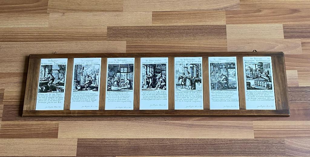 Vintage wanddecoratie – Jan Luyken ambachten (1694), Ophalen