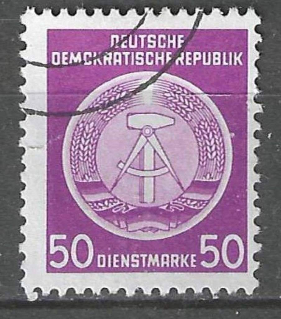 Duitsland DDR 1954 - Yvert 14SE - Service - Kompas. (ST), Verzenden, DDR, Gestempeld