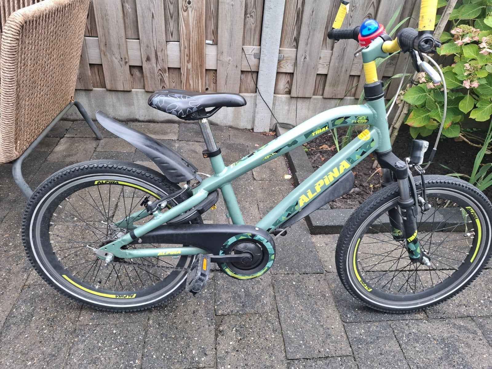 alpina trial 22 inch jongensfiets, Ophalen, 22 inch, Gebruikt, Handrem