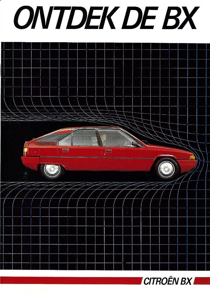 Brochure Citroen BX 1984, Ophalen of Verzenden, Gelezen, Citroën