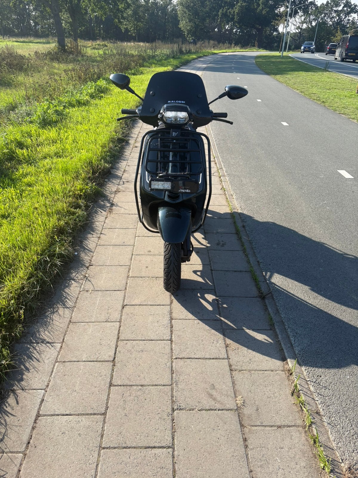 Vespa Sprint 50cc, Fietsen en Brommers, Ophalen, Maximaal 45 km/u, Vespa S, Zo goed als nieuw
