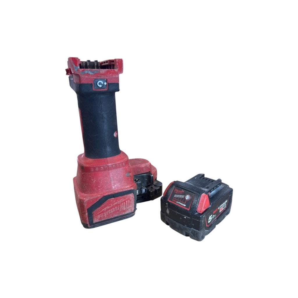 Milwaukee M18 BLTRC + M18 5.0Ah Accu | Gebruikte Staat, Milwaukee, Zo goed als nieuw, Support@milwaukee.com, Milwaukee Electric Tool Corporation, 13135 W. 
Lisbon Road, Brookfield, WI 53005
USA