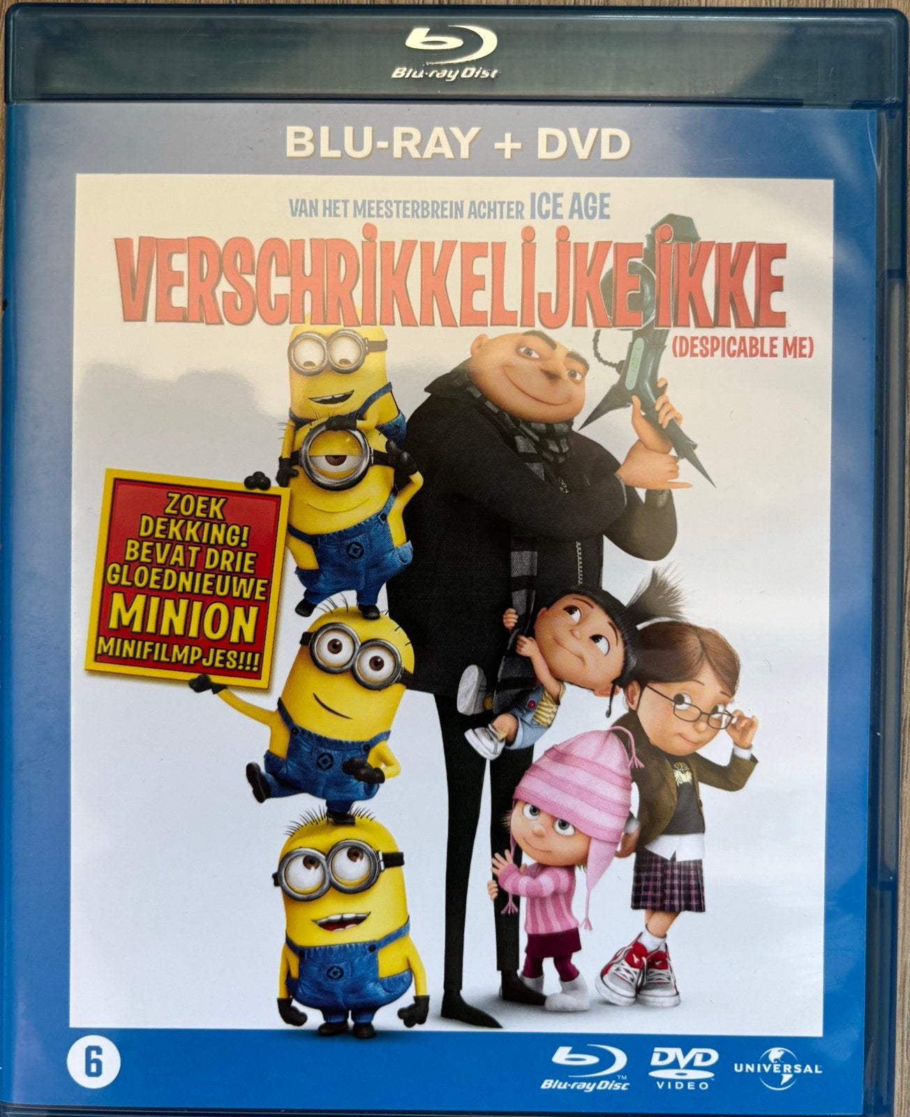 Verschrikkelijke Ikke (Despicable Me) Blu-ray + DVD, Ophalen, Inclusief DVD, Animatie, Nederlands