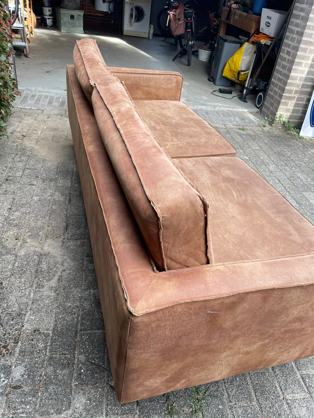Tweezits bank, Ophalen, Gebruikt, Tweepersoons, 200 tot 250 cm