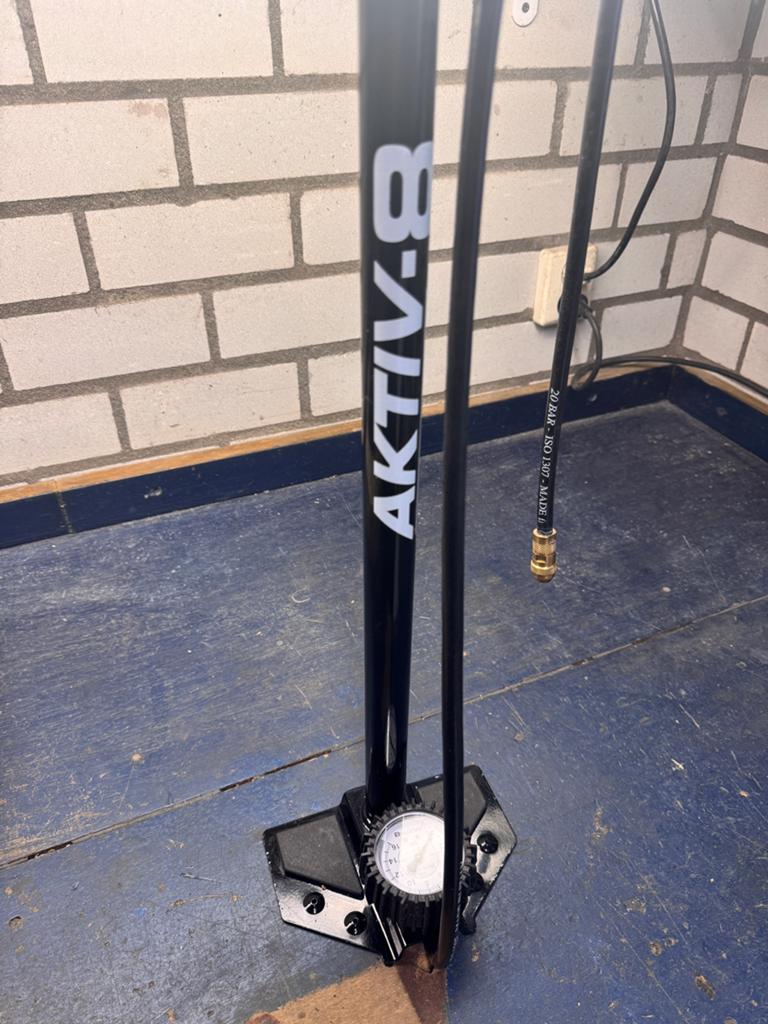 Hoge druk fietspomp Aktiv-8 Nieuw, Ophalen, Drukmeter, Nieuw