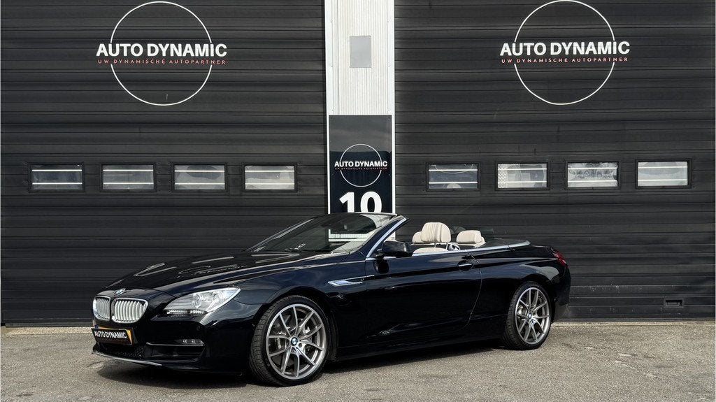 BMW 6 Serie Cabrio 650i High Executive (bj 2012, automaat), Auto's, BMW, Automaat, Euro 5, Achterwielaandrijving, Gebruikt