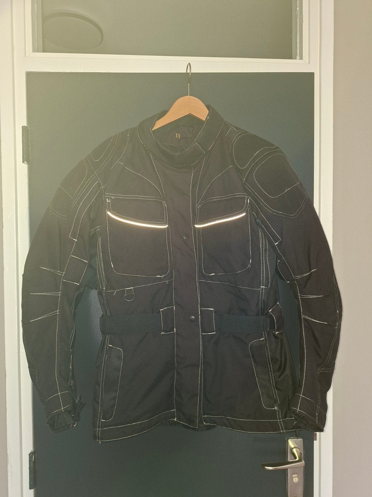 Crivit Sports Motorjas Zwart Maat L 44/46, Kleding | Dames, Zwart, Maat 42/44 (L), Gedragen, Crivit Sports